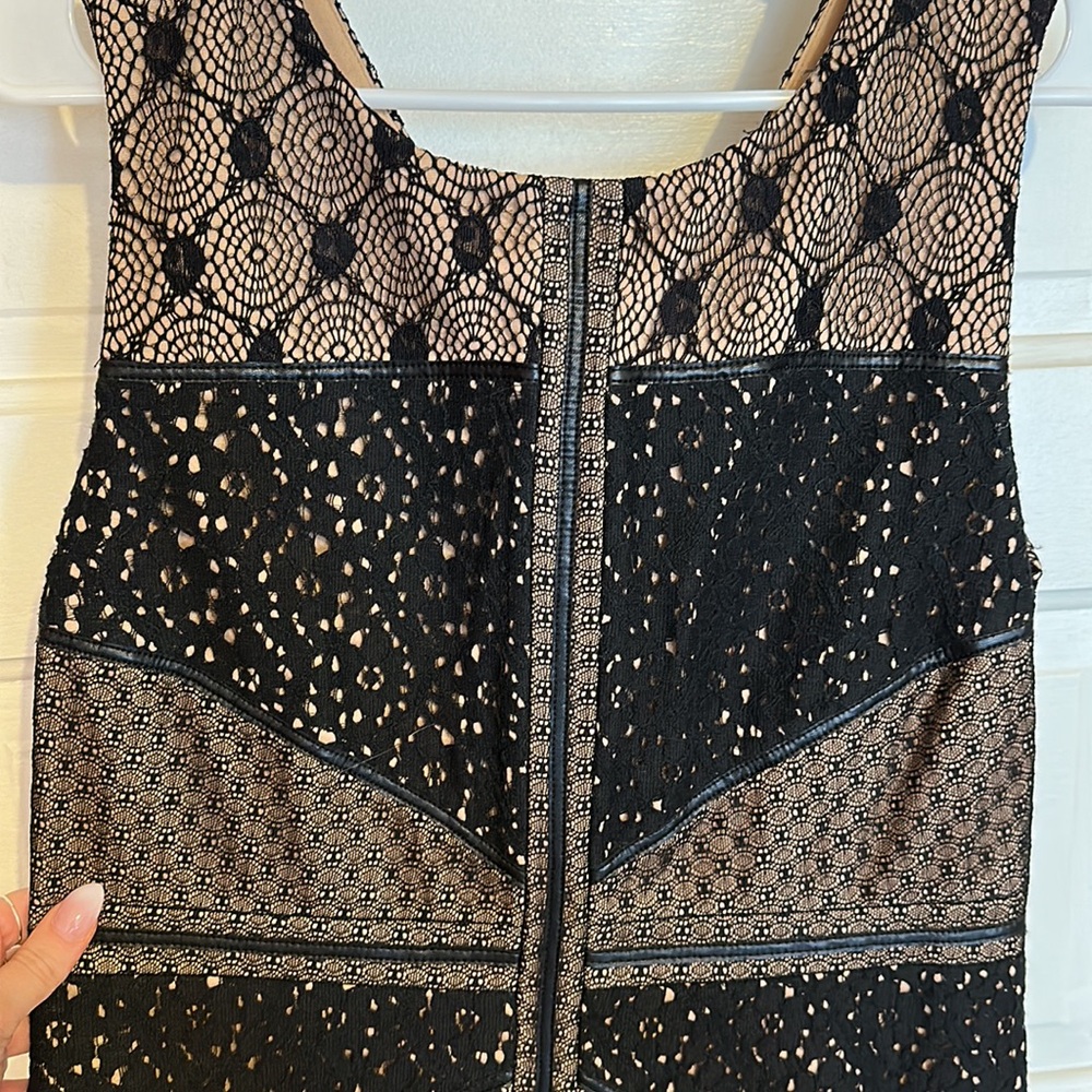 Heartloom (Anthropologie) Black Lace Cocktail Dress